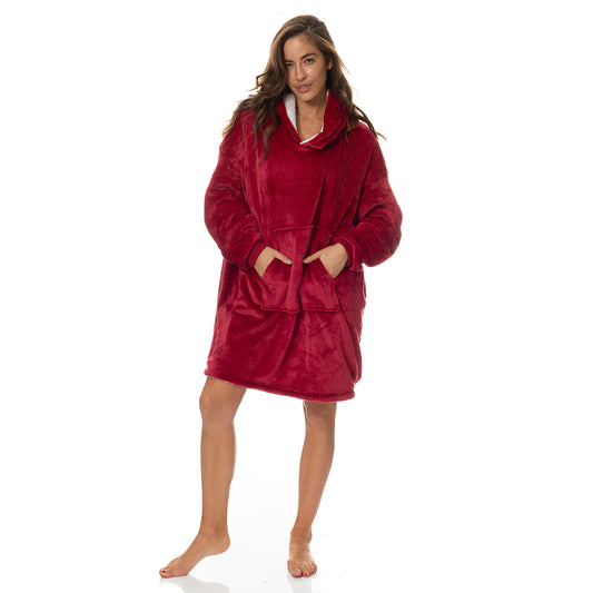 Royal Comfort Snug Hoodie - Red