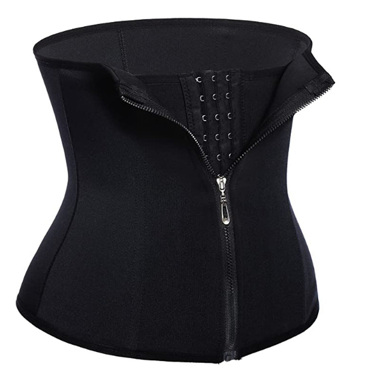 Three-Breasted Zpper  Neoprene Corset (Waist Trainer)