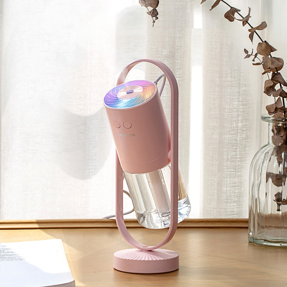 Magic Shadow USB Air Humidifier For Home with Projection Night Lights Ultrasonic Car Mist Maker Mini Office Air Purifier