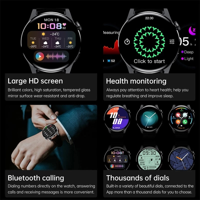 LIGE New Bluetooth Smart Watch