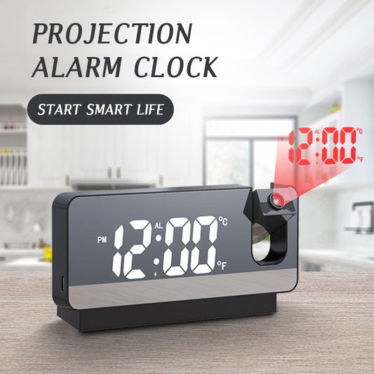 LED Digital Smart Alarm Clock Projector