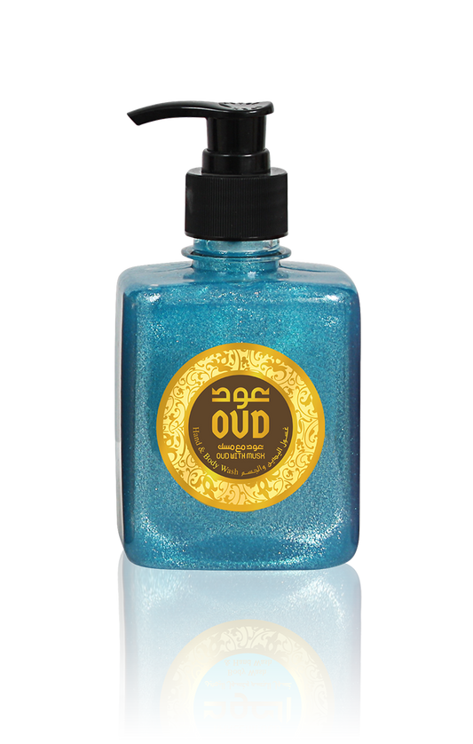 Oud & Musk and Royal Hand & Body Wash 2 Packs (300 ml each)