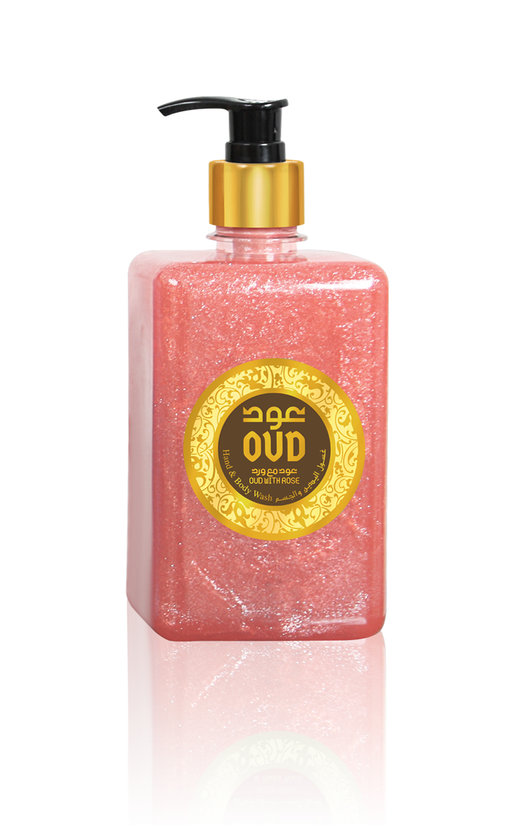 Oud & Rose and Hareemi Hand & Body Wash (500 ml) 2 Packs