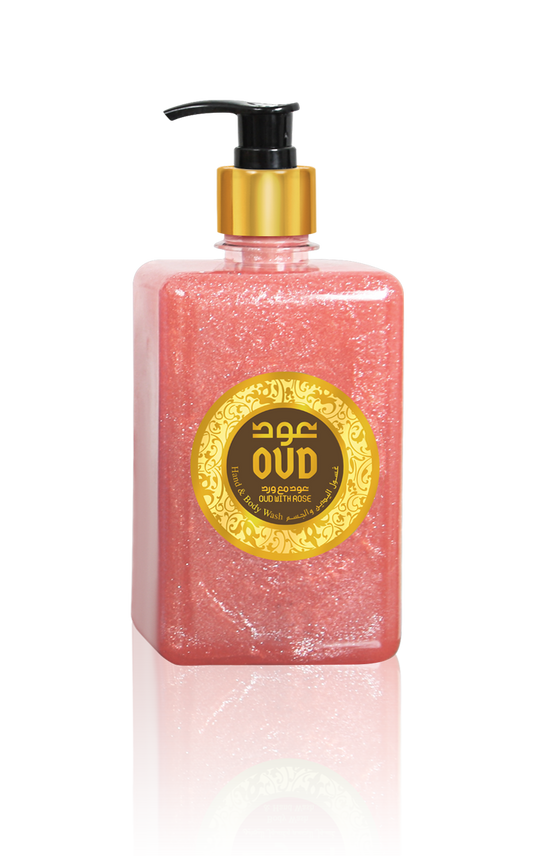 Oud & Rose and Hareemi Hand & Body Wash (500 ml) 2 Packs