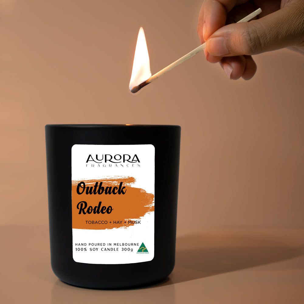 Aurora Outback Rodeo Soy Candle Australian Made 300g