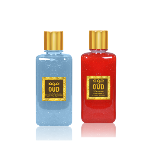 OUD Platinum and Oud & Saffron Shower Gel - 2 Packs