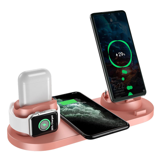 6 in 1 Wireless Charger For Apple & Samsung/Android