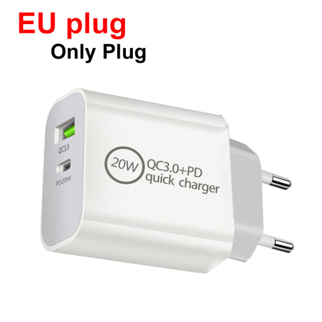 PD20W Type C Quick Charger Adapter