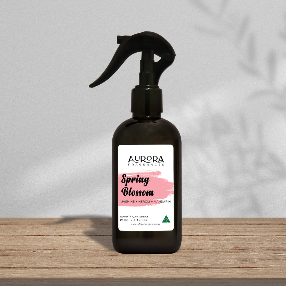 Aurora Spring Blossom Room Spray and Car Spray Australian Made 250ml 3 Pack